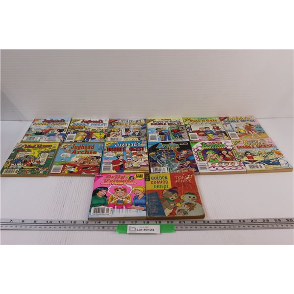 (14) Comicbook Digests: Archie, Jughead, Tom & Jerry - Assorted