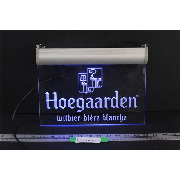 Hoegaarden Light-up Beer Sign - 12" x 9" - Works