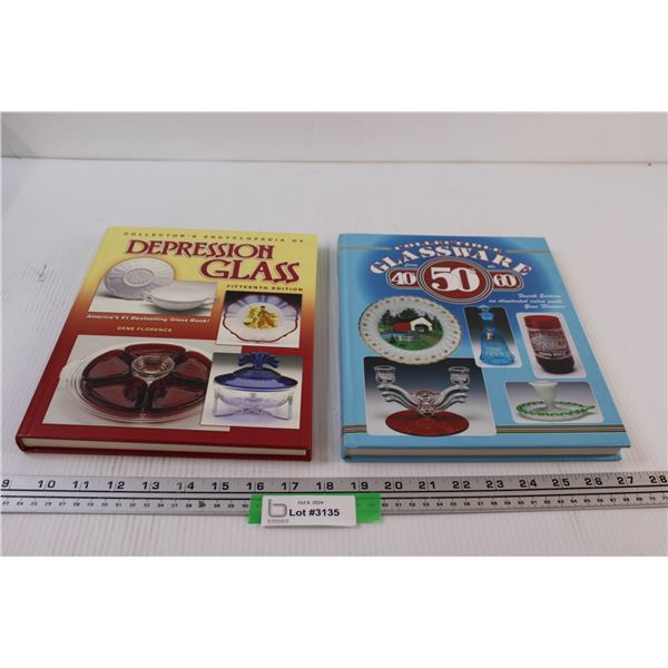 (2) Books: Depression Glass Encyclopedias (15th & 4th Editions)