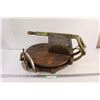 Image 1 : Antique Cheese Cutting Board - 16" Cutting Surface - Some Wear, as is