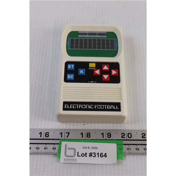 Electronic Football Hand Held Game - Powers On