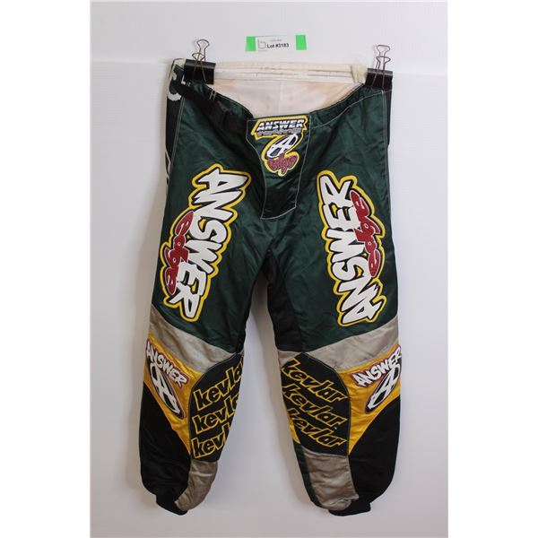 Answer Motogear Motocross Pants - Size Men's Medium - Some Wear