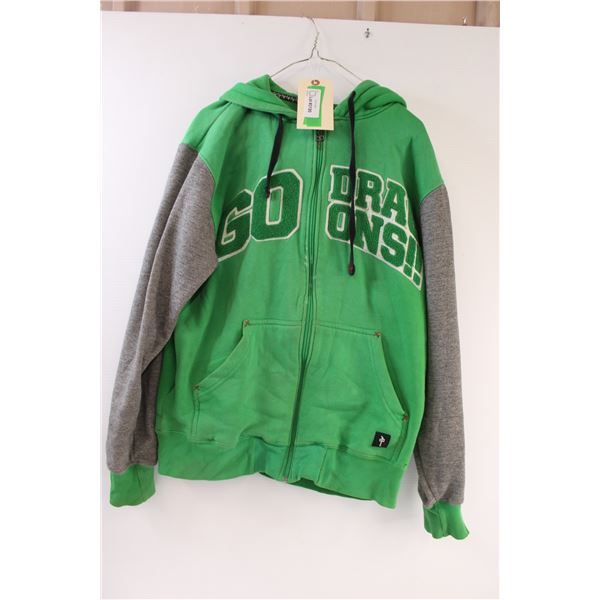 Go Dragons Zip-up Sweater - Size Medium