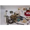 Image 2 : Costume Jewelry Lot: Watches, Necklaces, Bracelets, Earrings, Misc.