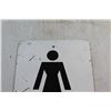Image 2 : Ladies Bathroom Sign 12'' x 9''
