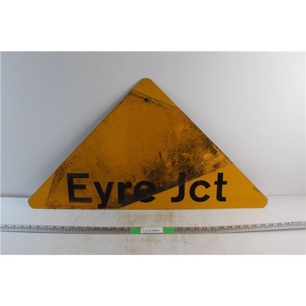 Triangle Sign - Eyre Jet