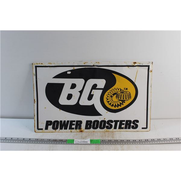 BG Power Booster Sign 20'' x 13''