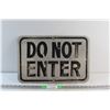 Image 1 : Do Not Enter Sign 18'' x 12''