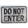Image 2 : Do Not Enter Sign 18'' x 12''