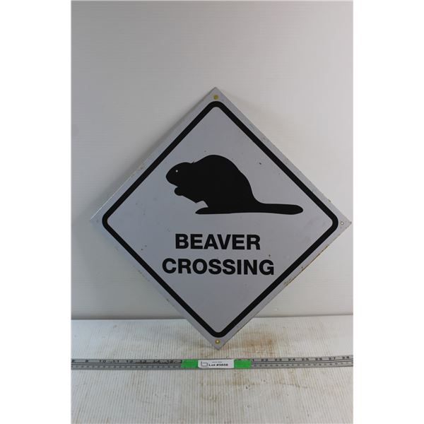 Beaver Crossing Sign