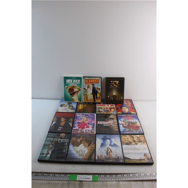 (14) DVD Movies - Ice Age. Faster and Barbie