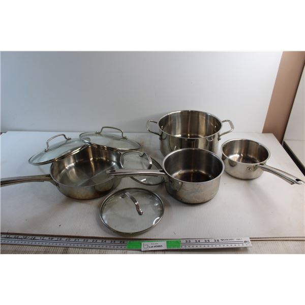 Cuisinart Pots, Frying Pan and Lids