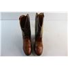 Image 5 : Leather Cowboy Boots - Size 7