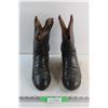 Image 6 : Leather Cowboy Boots - Size 10''