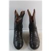 Image 7 : Leather Cowboy Boots - Size 10''