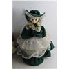 Image 3 : (2) Porcelain Dolls and Sterlite Tote 16'' x 9''