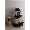 Image 6 : (2) Porcelain Dolls and Sterlite Tote 16'' x 9''