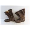 Faux Leather High Boots - Size 6 1/2