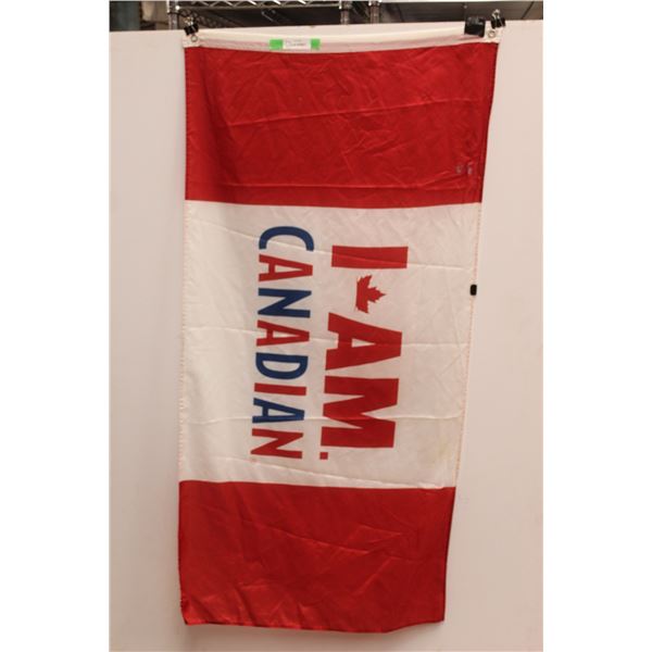 I Am Canadian Flag 60'' x 30''