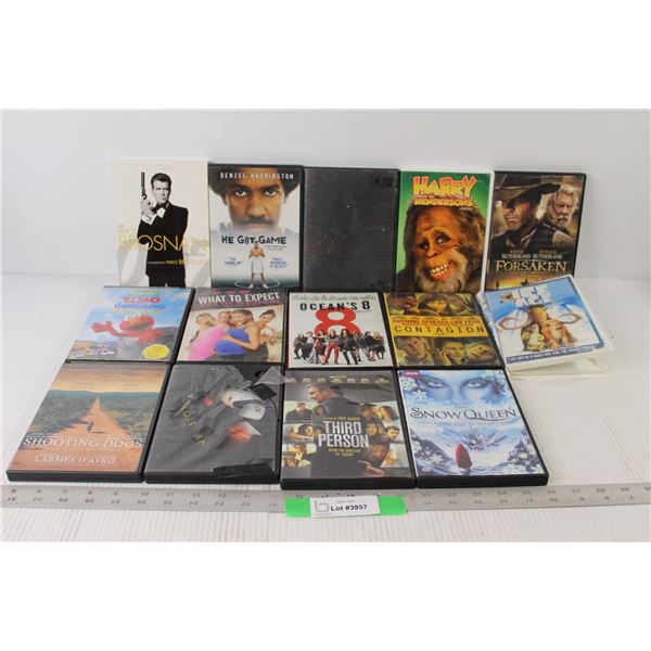 (14) DVD Movies - Ice Age, Third Person, He Got Game, etc.