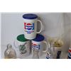 Image 3 : Lot of Empty Pepsi Containers (glass-plastic-tin) & Cups