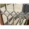 Image 8 : LEADED BEVEL GLASS WINDOWS, PAIR