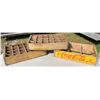 Image 1 : VINTAGE WOODEN BOTTLE CRATES, LOT OF THREE