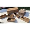 Image 1 : VINTAGE WOODEN WALL PHONE BOXES AND CHEESE BOXES