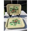 Image 2 : LOVELY METAL TRAYS, LOT