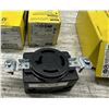 Image 2 : Lot of (4) Misc. Hubbell Receptacles