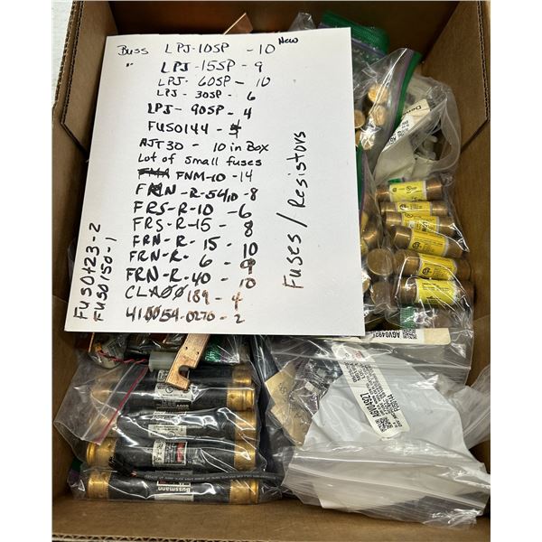 Lot of Misc. Fuses & Fuse Holders as Pictured