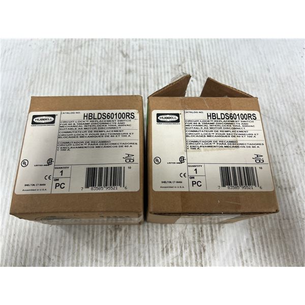 (2) Hubbell #HBLDS60100RS