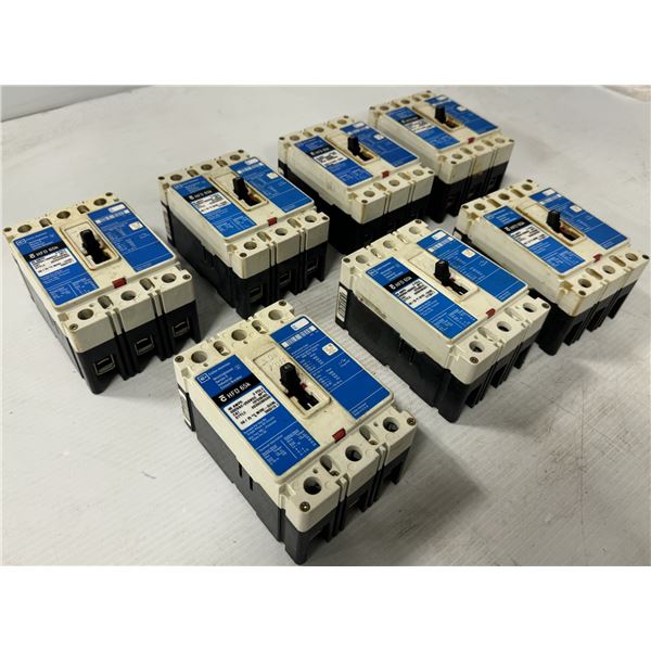 Lot of Cutler-Hammer #HFD 65k Industrial Circuit Breakers