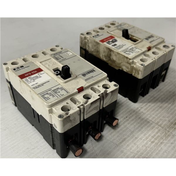 (2) Eaton #HFD3175BP10 Industrial Circuit Breaker
