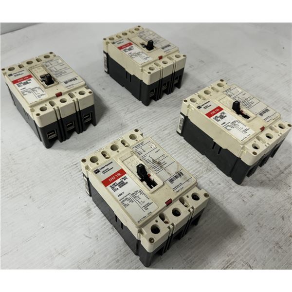 (4) Eaton/Cutler-Hammer #EHD3060 Industrial Circuit Breaker