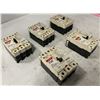Image 1 : Lot of (5) Eaton/Cutler-Hammer #EHD3060 Industrial Circuit Breaker