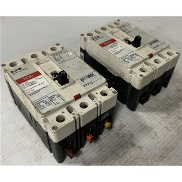 Lot of Misc. Eaton Industrial Circuit Breakers