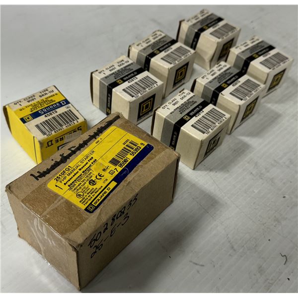 Lot of Misc. Square D Items