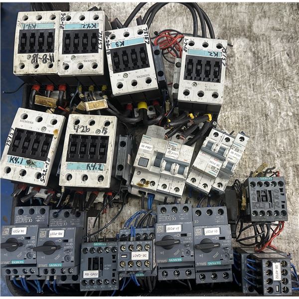 Lot of Misc. Siemens Circuit Breakers as Pictured