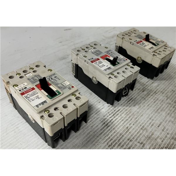Lot of Misc. Eaton Industrial Circuit Breakers