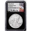 Image 1 : 2023-S $1 Proof American Silver Eagle Coin NGC PF70 Ultra Cameo FDOI Iskowitz Signed