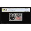 Image 1 : 1874 Fifth Issue Twenty-Five Cents Fractional Currency Note Fr.1308 PCGS Choice Unc 64