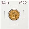 Image 1 : 1905 $2 1/2 Liberty Head Quarter Eagle Gold Coin