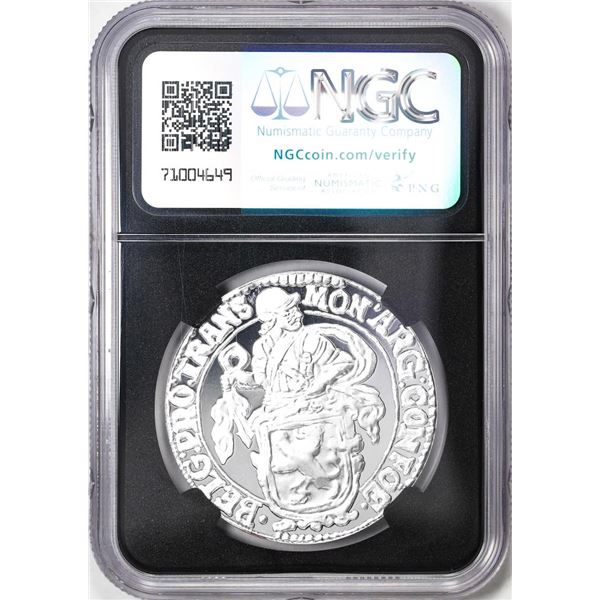 2023 Netherlands Proof Lion Dollar Silver Coin NGCX Proof 10 Ultra Cameo VaultBox