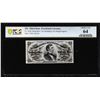 Image 1 : 1863 Third Issue 25 Cents Fractional Currency Note Fr.1294 PCGS Choice Unc 64
