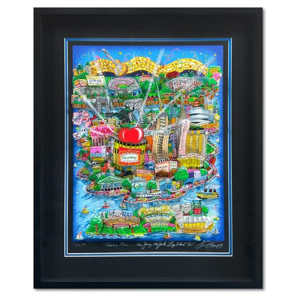 Charles Fazzino "There's Music: New Jersey, New York, Long Island Too!!" Serigraph