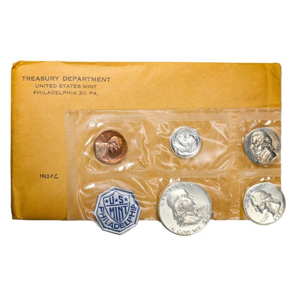 1962 (5) Coin Proof Set in Envelope