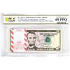 Image 1 : Pack 2017A $5 Federal Reserve STAR Notes Atlanta Fr.1998-F* PCGS Superb Gem UNC 68PPQ