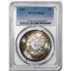 Image 1 : 1885 $1 Morgan Silver Dollar Coin PCGS MS63 Amazing Toning