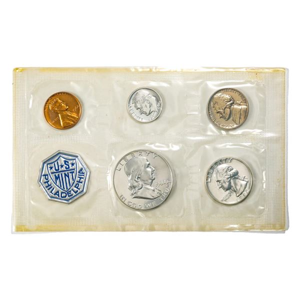 1962 (5) Coin Proof Set in Cellophane